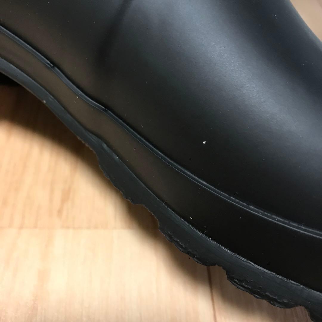 HUNTER オリジナル ショート レインブーツ ブラック 25.0㎝