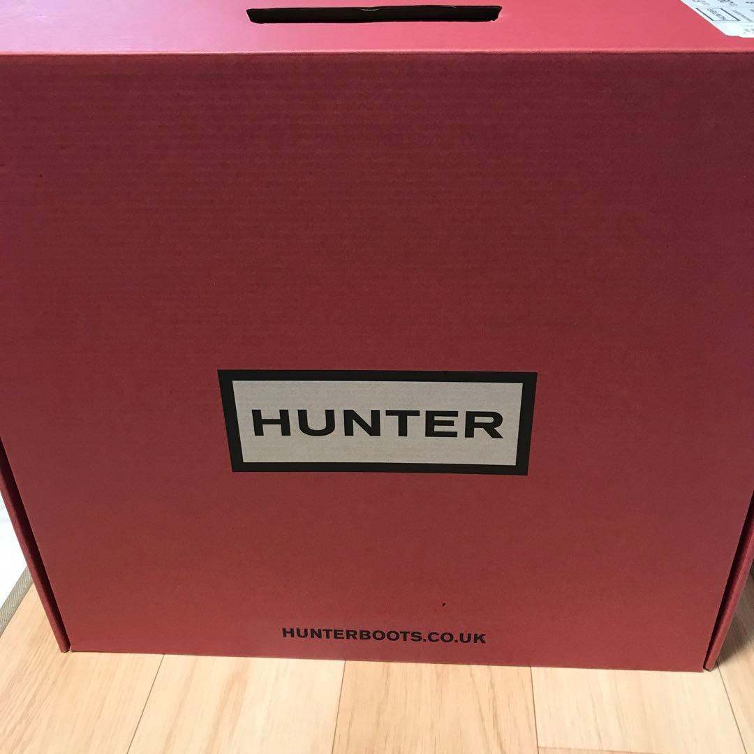 HUNTER オリジナル ショート レインブーツ ブラック 25.0㎝