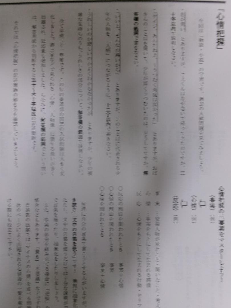 早稲田アカデミー＊６年＊ＮＮ前期＊慶應義塾普通部／国語＊全６回完全版＊２０２４年