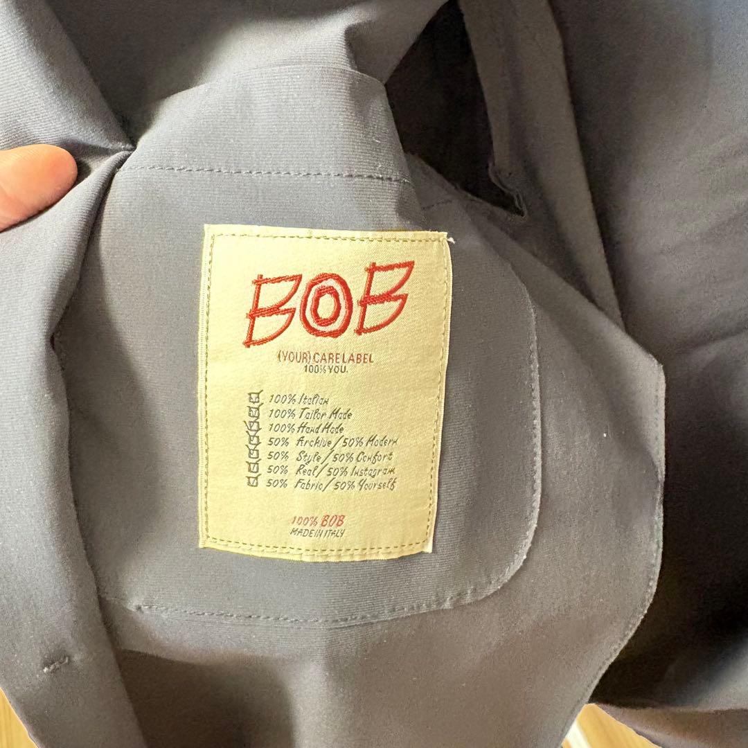 【ジャンク】bob テーラードジャケット 定価約6万円 50サイズ