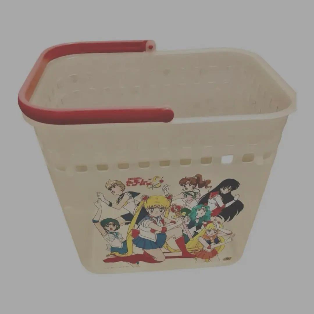 超激レア品❣️希少品セーラームーン1990年代平成レトロ❤️洗濯カゴおもちゃ箱大きめ