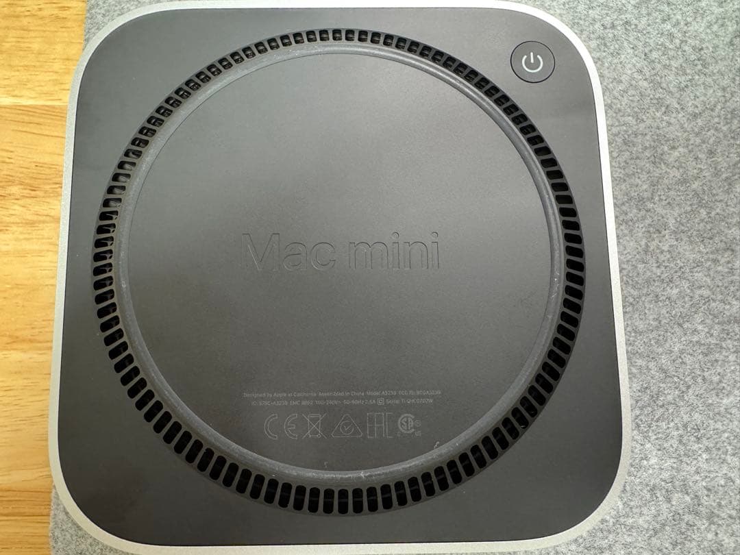 Macデスクトップ Mac mini M4 pro 24GB 512GB