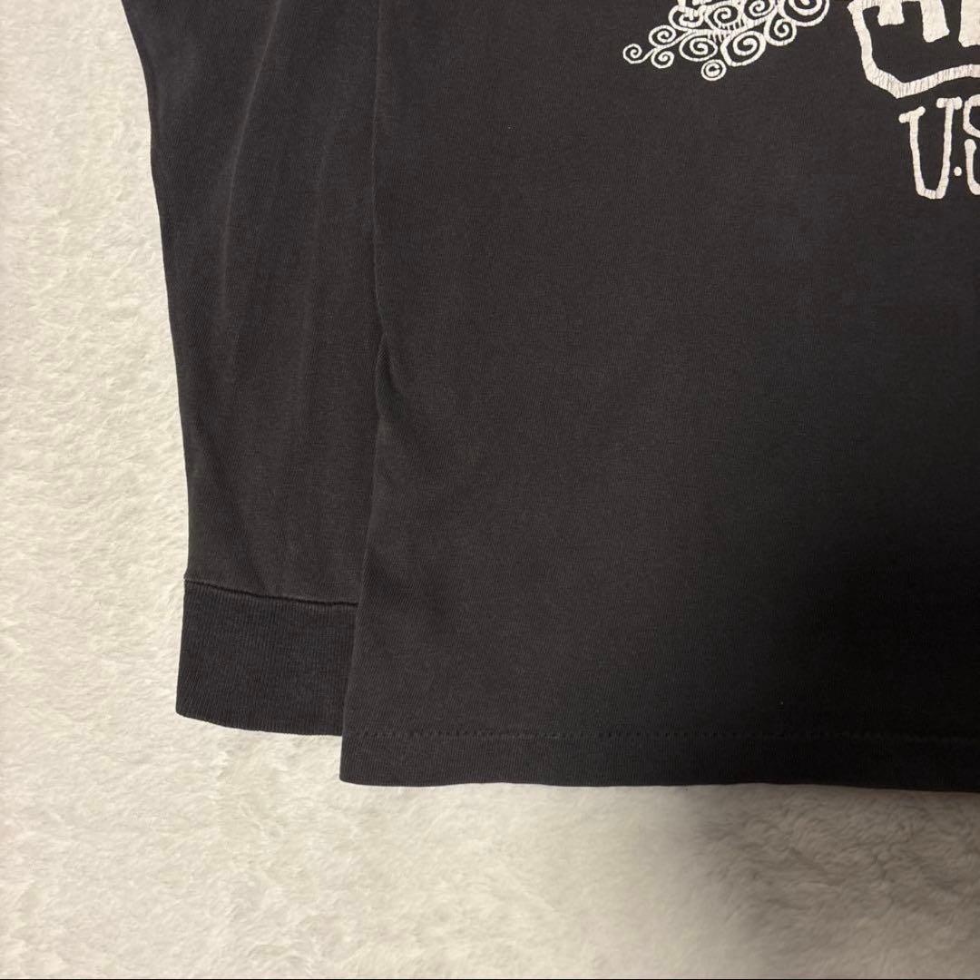 スペシャル80s〜USA製ブラックスカル　ロンT Stussy ステューシー