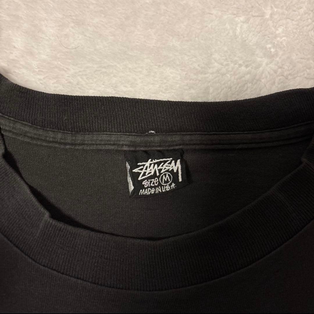 スペシャル80s〜USA製ブラックスカル　ロンT Stussy ステューシー