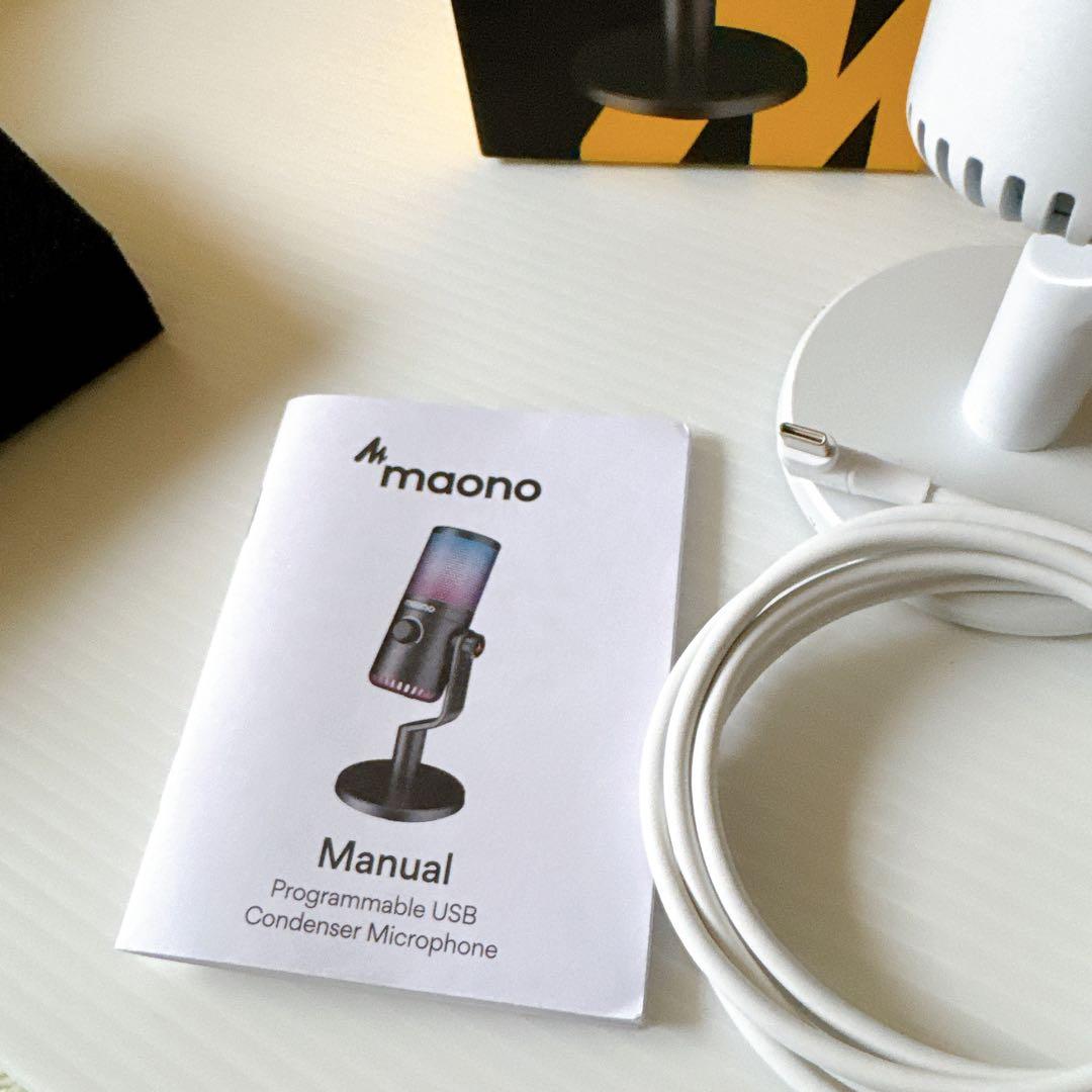 ✨新品　MAONO USB コンデンサーマイク ゲーミングマイク PC マイク
