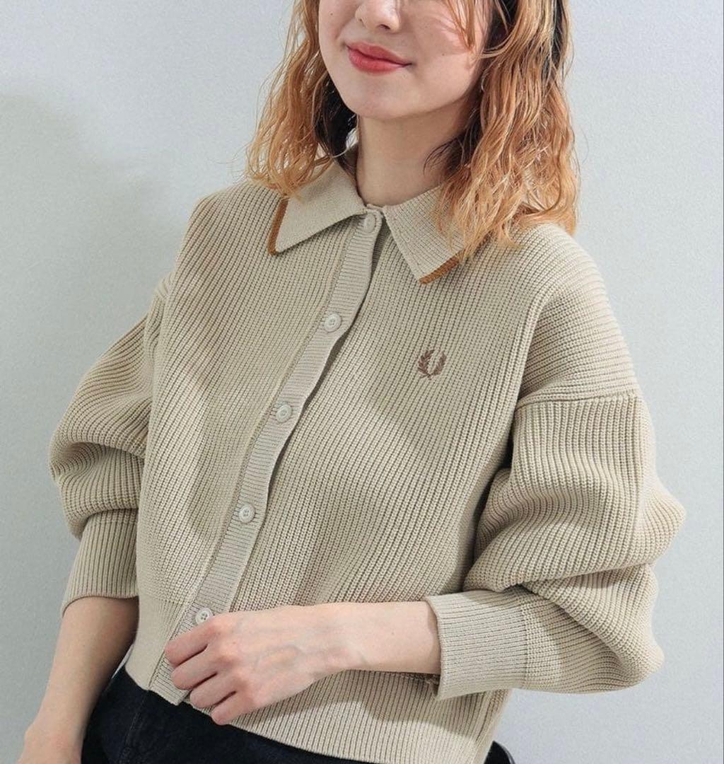 FRED PERRY × Ray BEAMS / 別注 カラー カーディガン