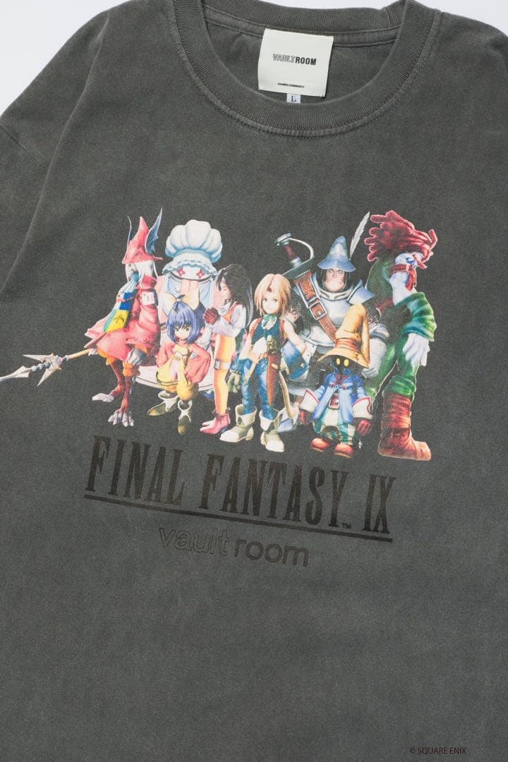 vaultroom FF9 コラボ Tシャツ Mサイズ チャコール