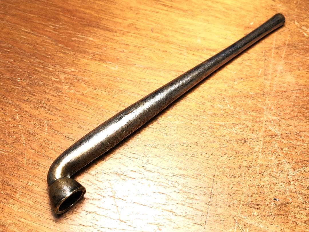【 豆延銀煙管 】　キセル　12.5ｃｍ　江戸後期