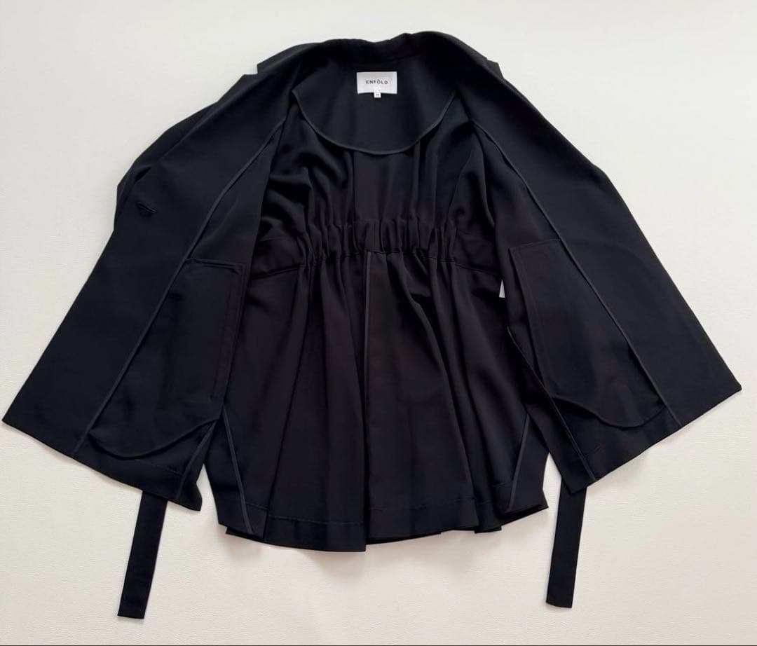 美品✨エンフォルド　comfortable Twill バックギャザージャケット
