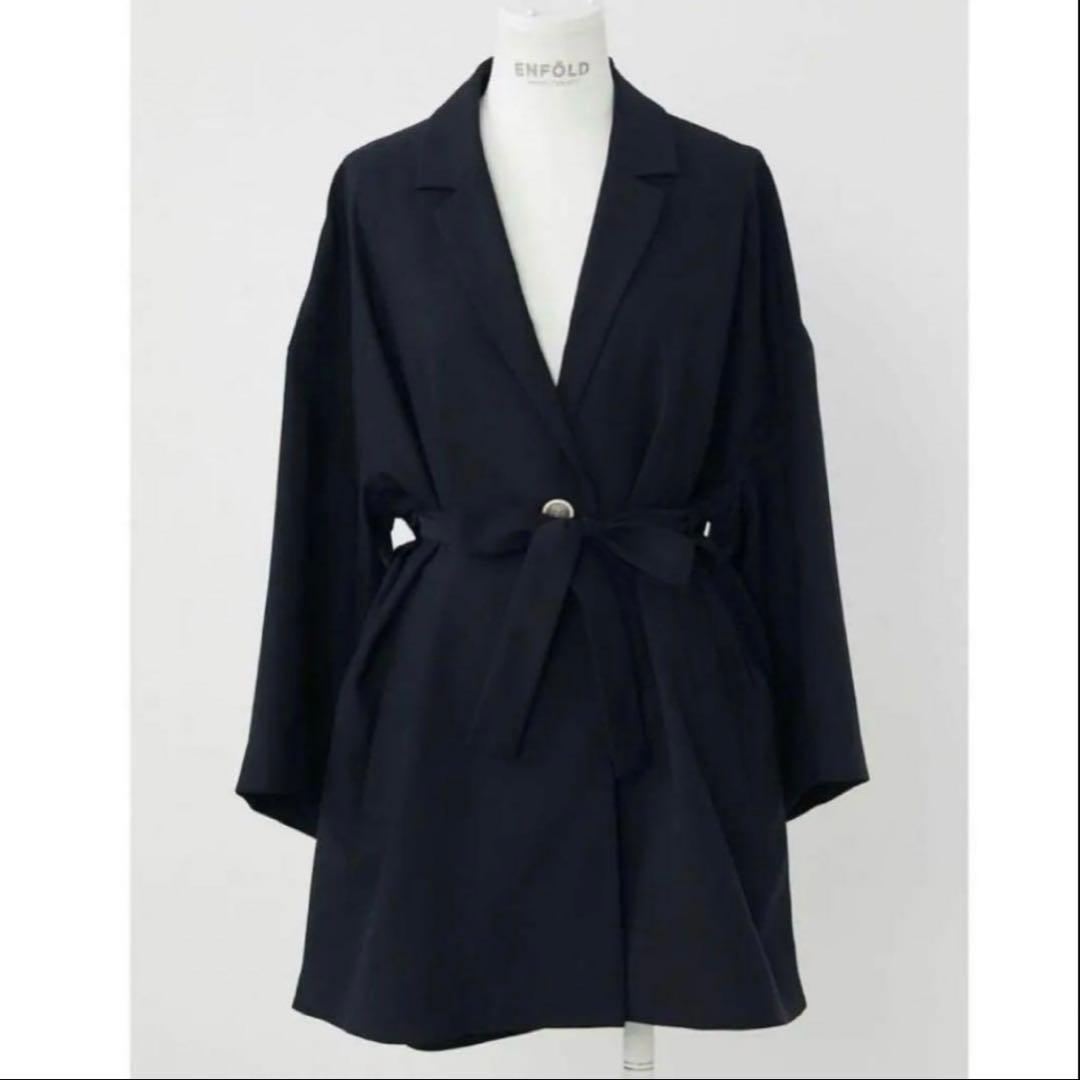 美品✨エンフォルド　comfortable Twill バックギャザージャケット