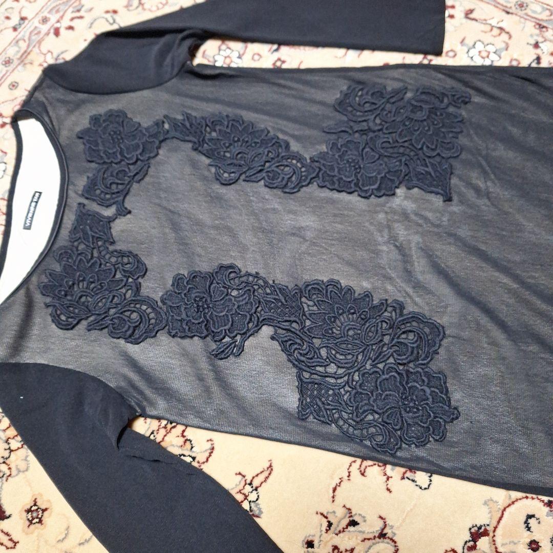VIVIENNE TAM パワーネットブラック刺繍ワンピース