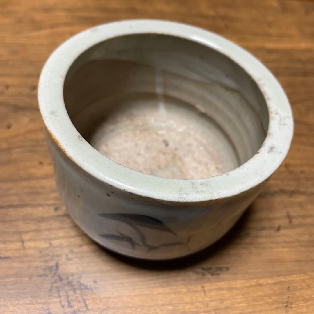 江戸期 古伊万里 香炉 火入 灰落 半筒