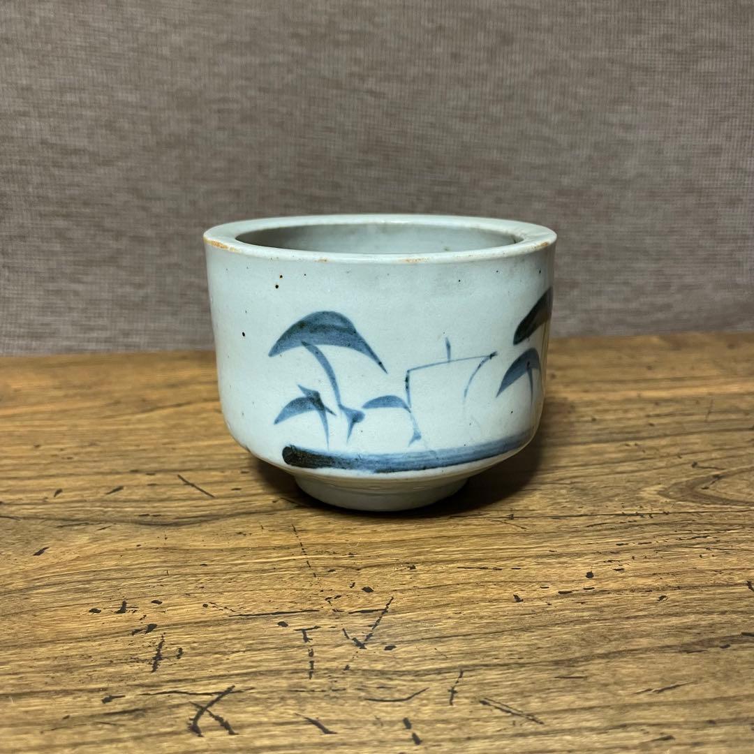 江戸期 古伊万里 香炉 火入 灰落 半筒