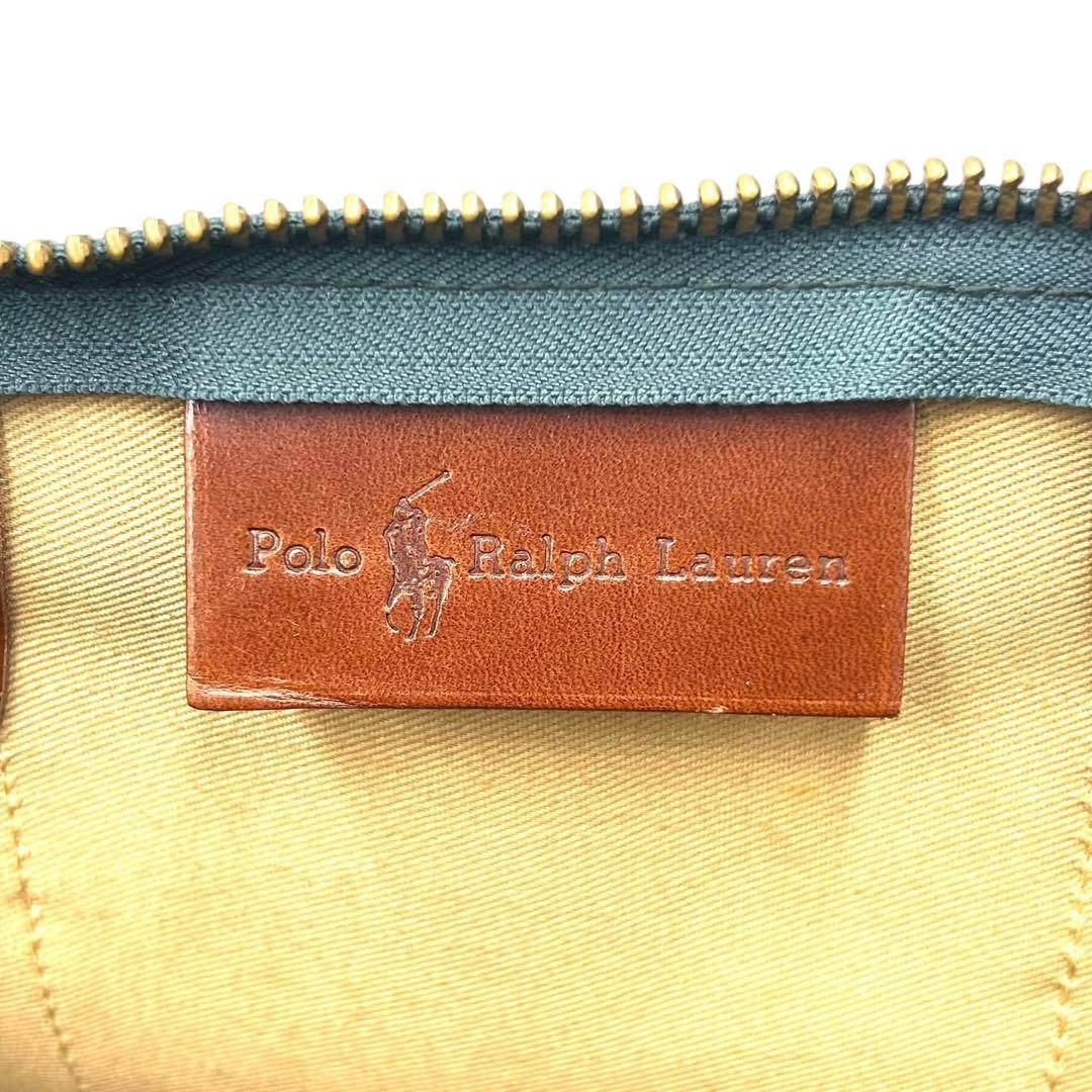 【美品】Polo Ralph Lauren ボストンバッグ チェック 2way