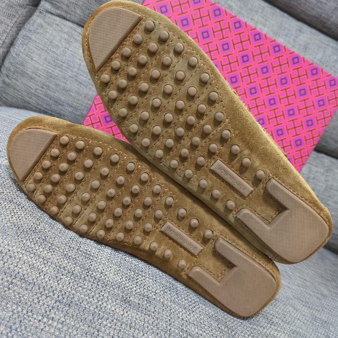トリーバーチ モカシンブーツ スウェード サイズ8.5