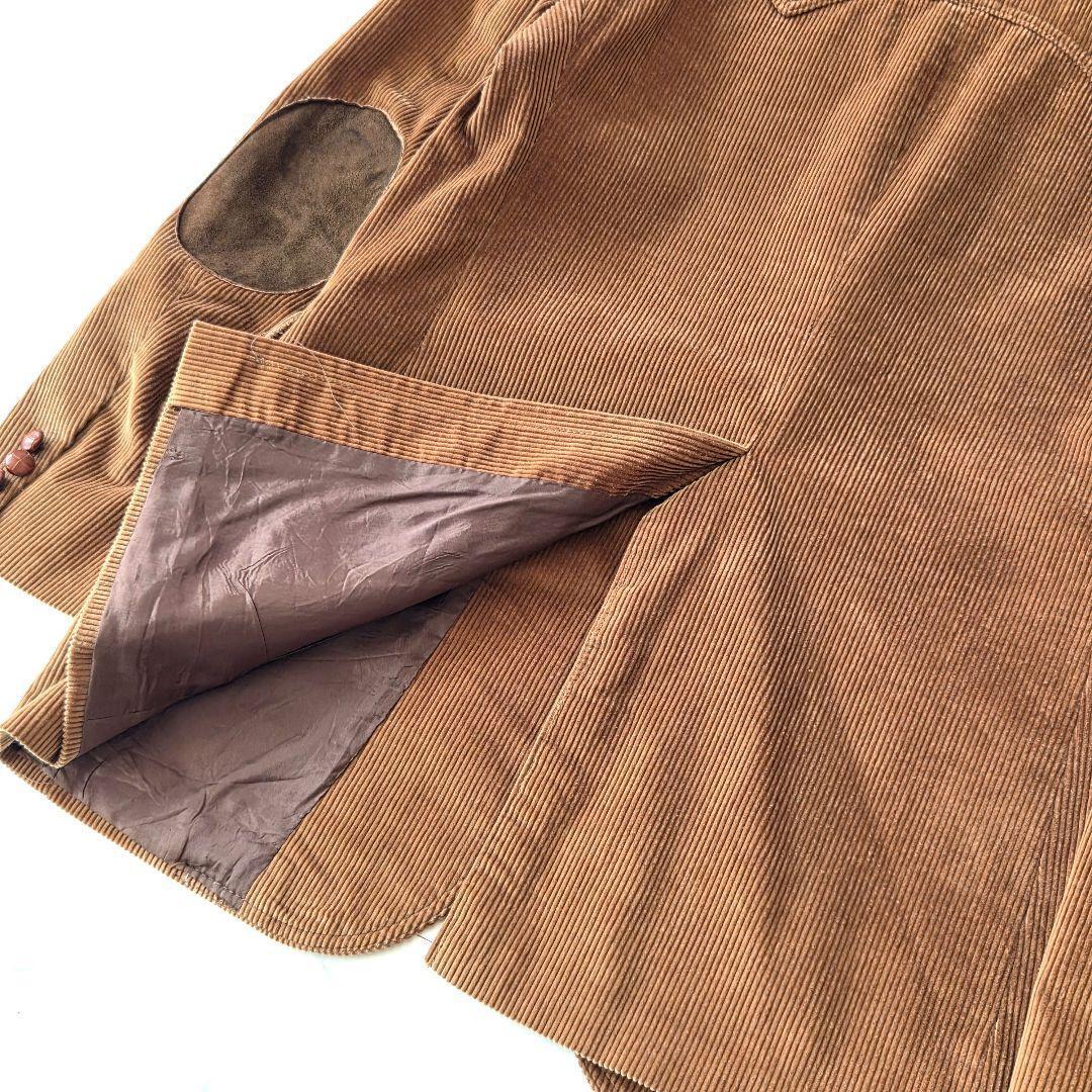70s リーバイス コーデュロイ ジャケット エルボーパッチ くるみボタン 茶