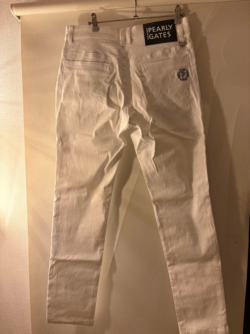 値下げ‼️PEARLY GATES ホワイト スリムフィットパンツ size4