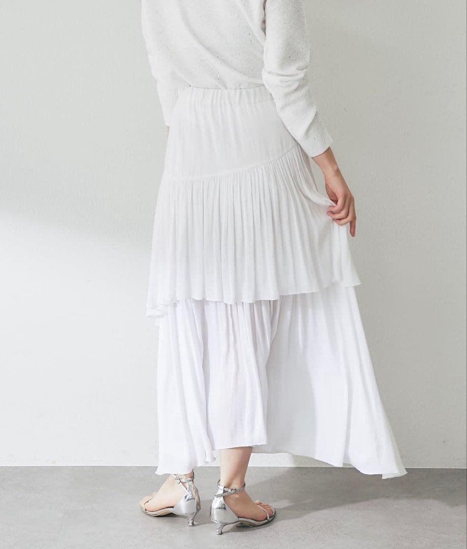 La boutique BonBon イレヘムティアードスカート　38 M