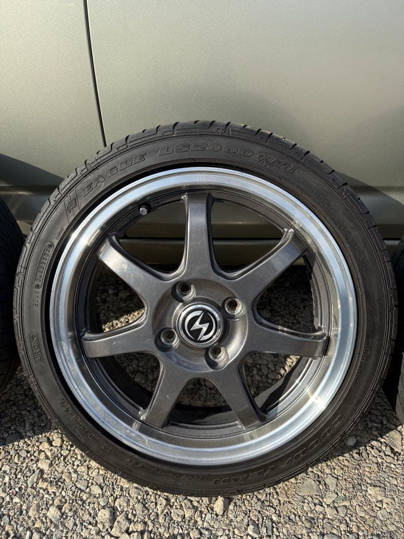 2023年製Goodyear 165/50R15 タイヤアルミホイールセット美品
