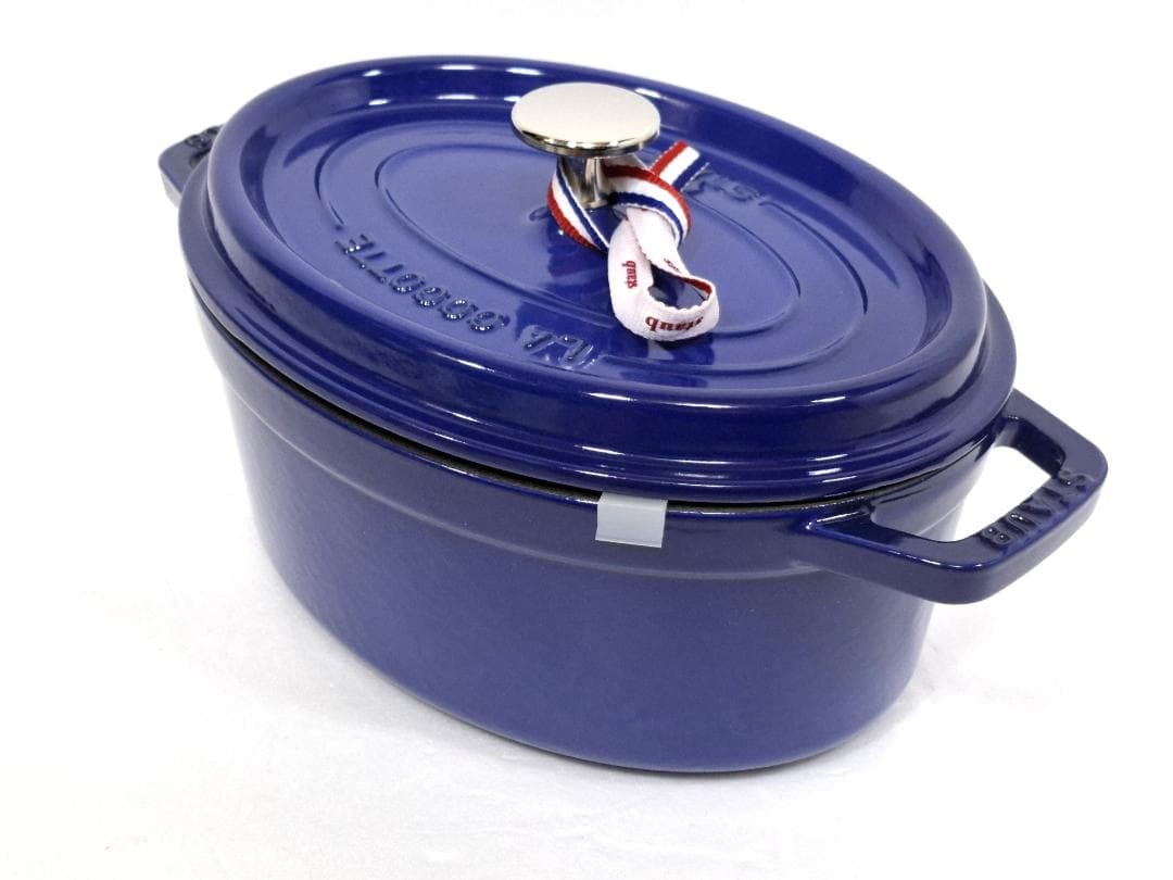 新品★ストウブ STAUB★ピコ・ココット オーバル★23cm★ロイヤルブルー