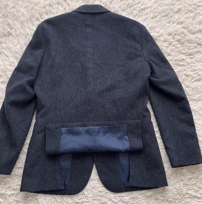 URBAN RESEACH DOORS ウール ネイビー 48 L ジャケット