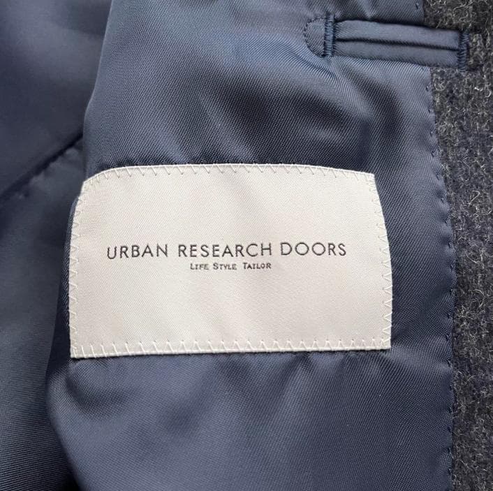 URBAN RESEACH DOORS ウール ネイビー 48 L ジャケット