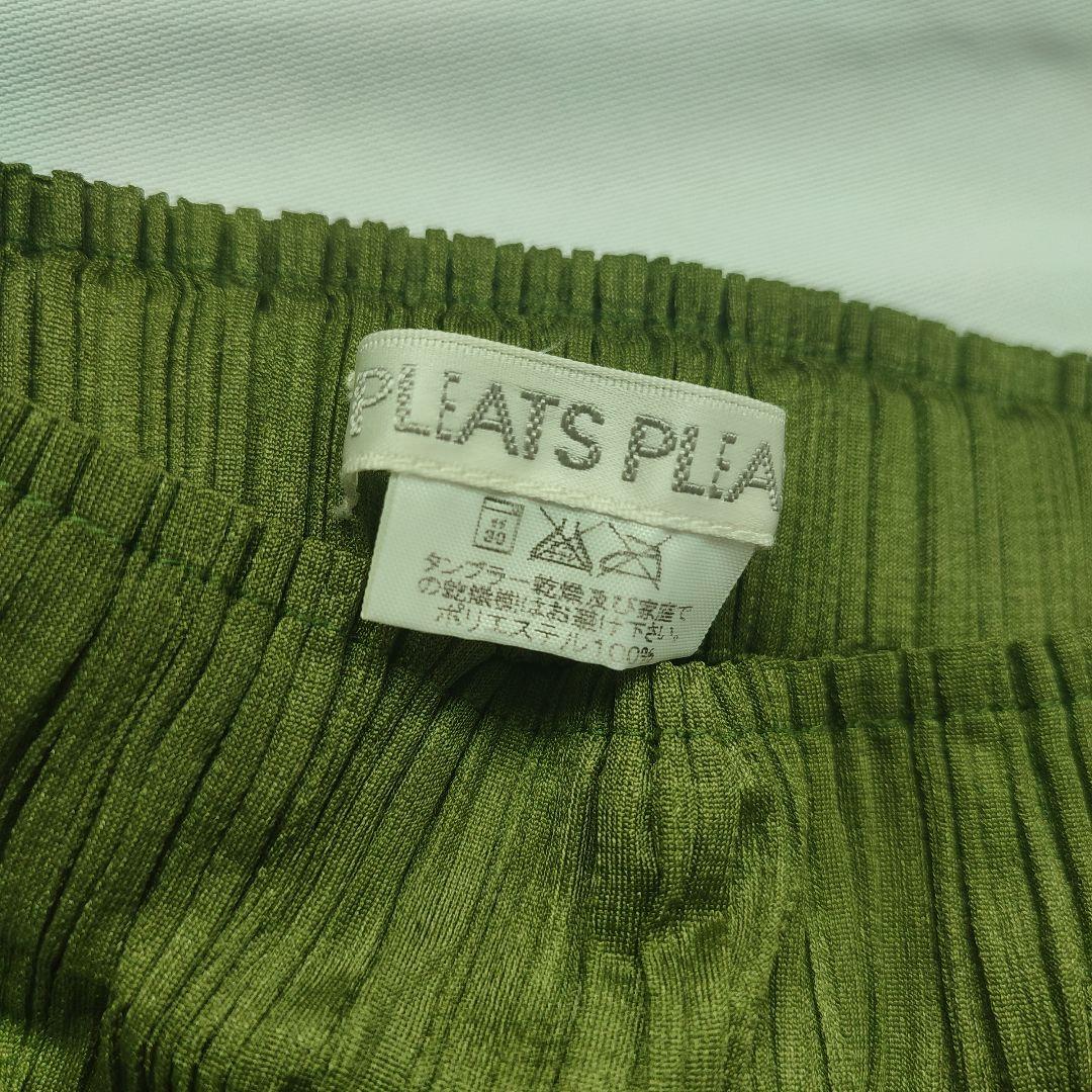 最終値下げPLEATS PLEASE グリーン プリーツスカート　サイズ2