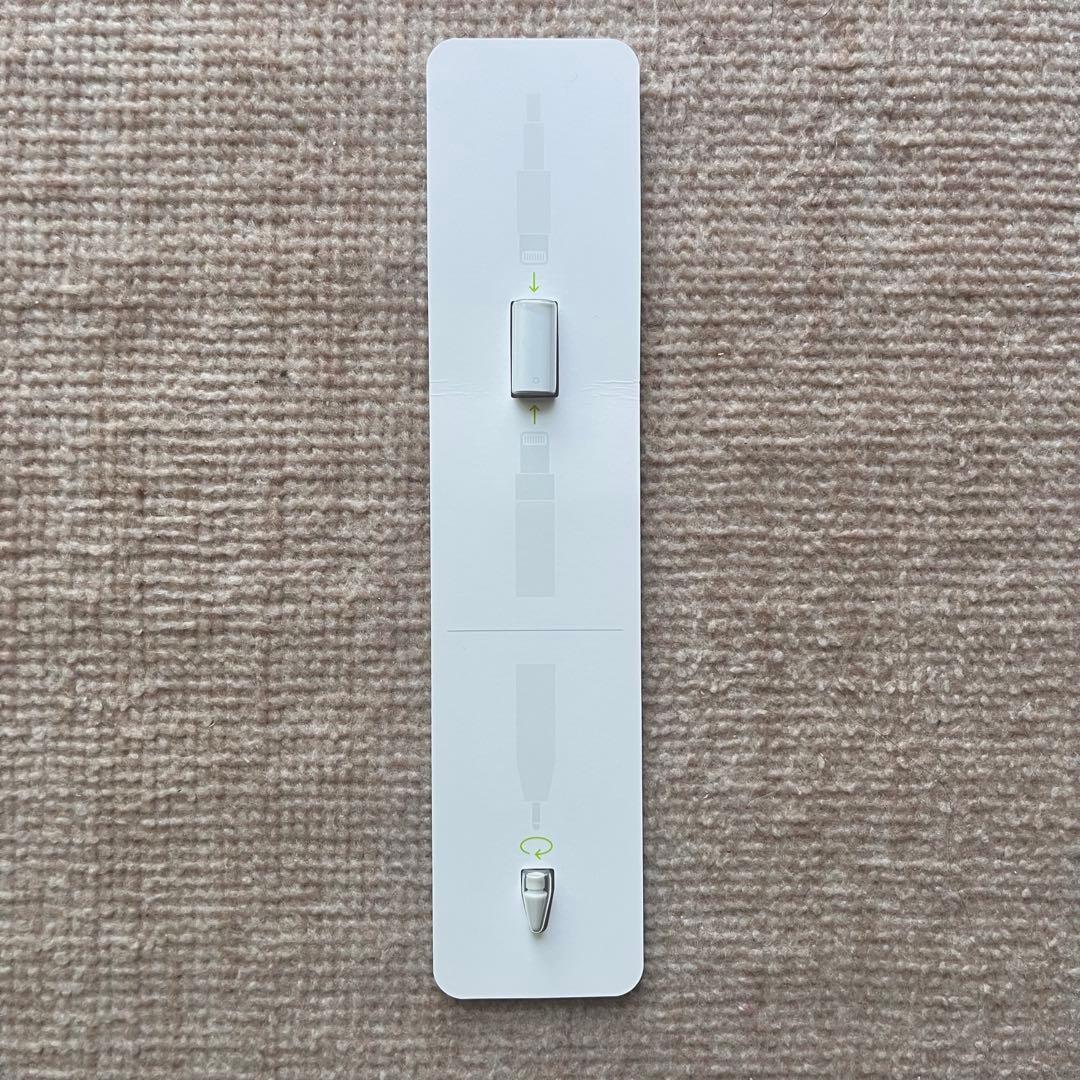 【美品】Apple Pencil 第1世代 ホワイト ペン先・充電アダプタ付き