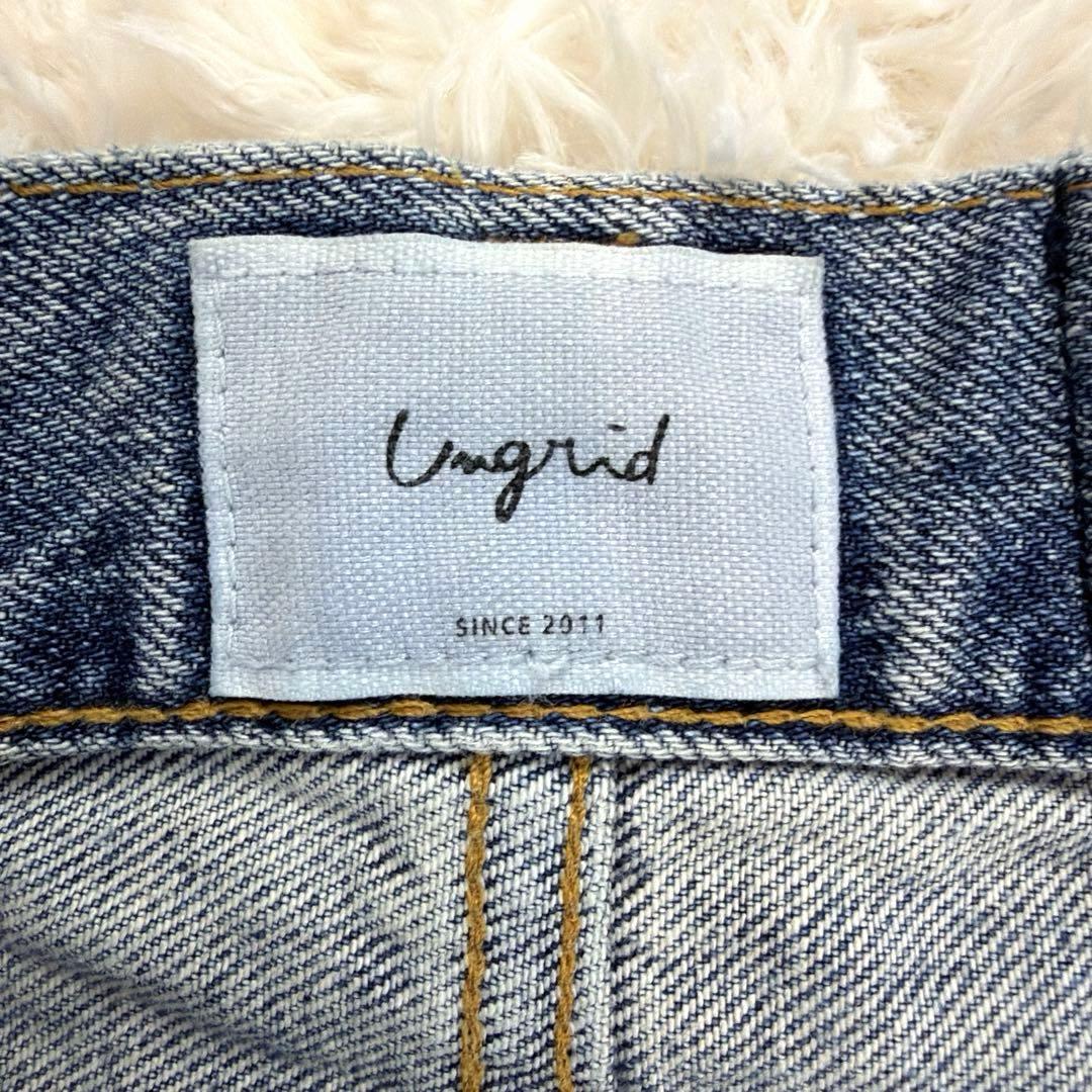 【美品/完売品】Ungrid リメイクデザインルーズデニム 24インチ 日本製