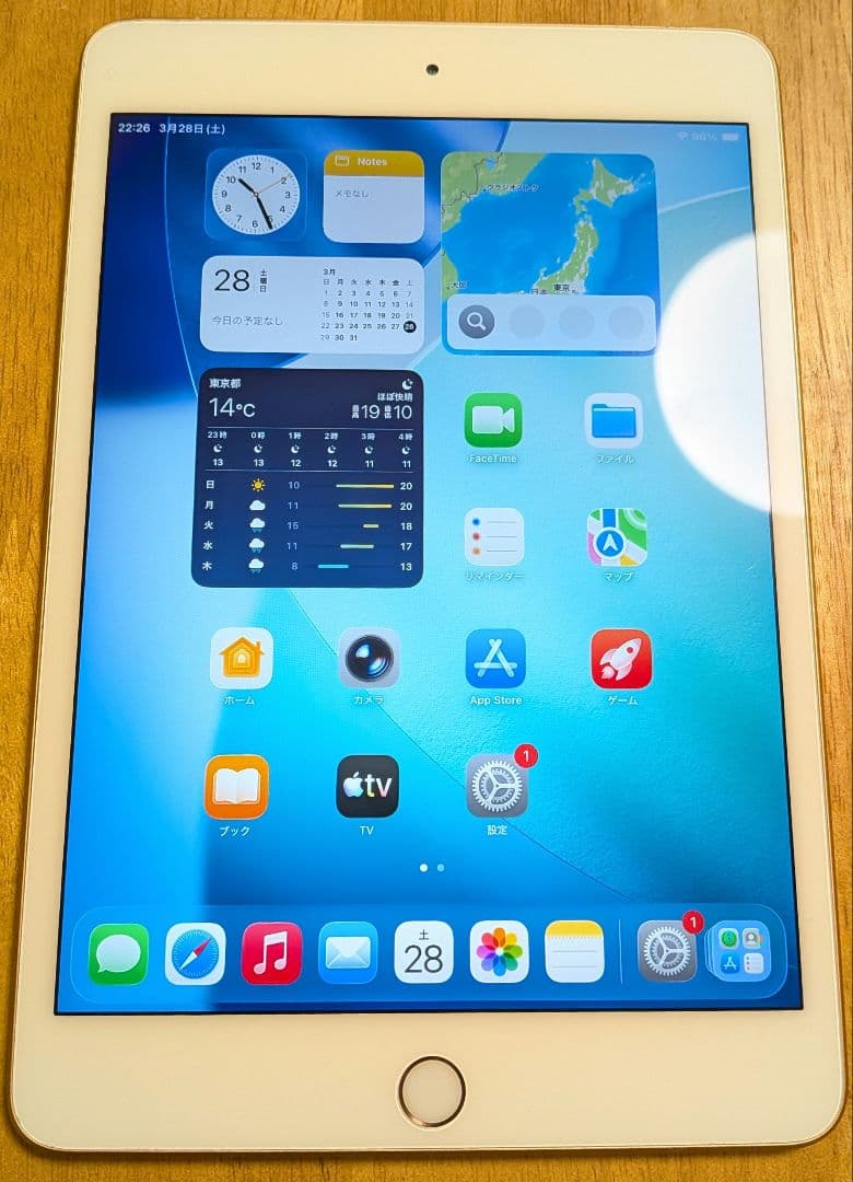 Apple iPadmini5世代64GB wi-fi/セルラーバッテリー84%