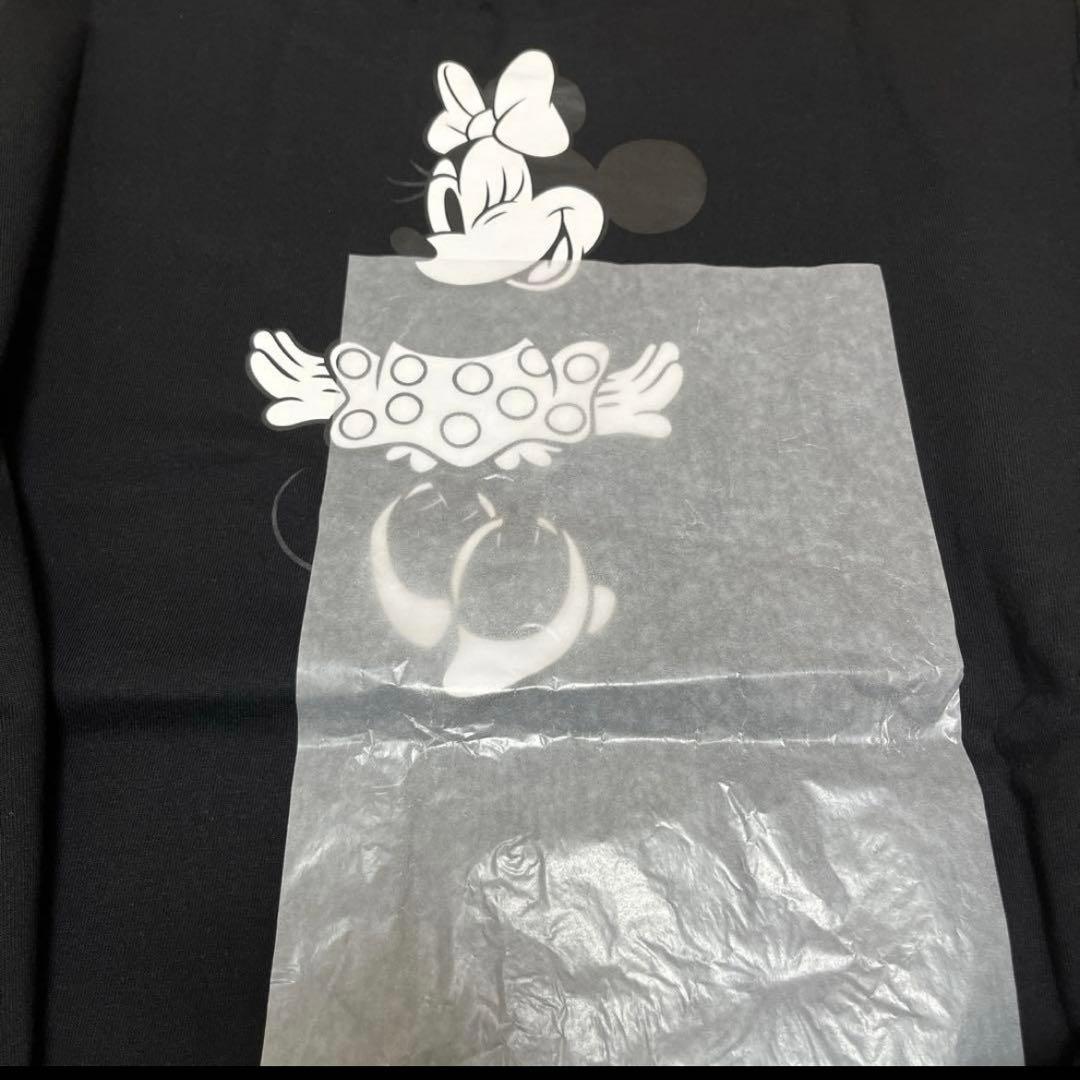 マリークワントミニーマウス バックプリントデザイン Tシャツ（ブラック）