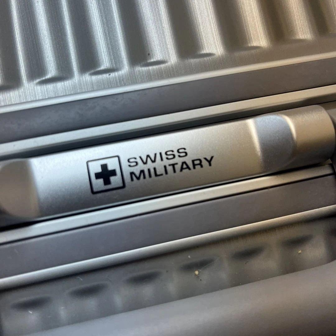 SWISS MILITARY キャリーカート シルバー28インチ