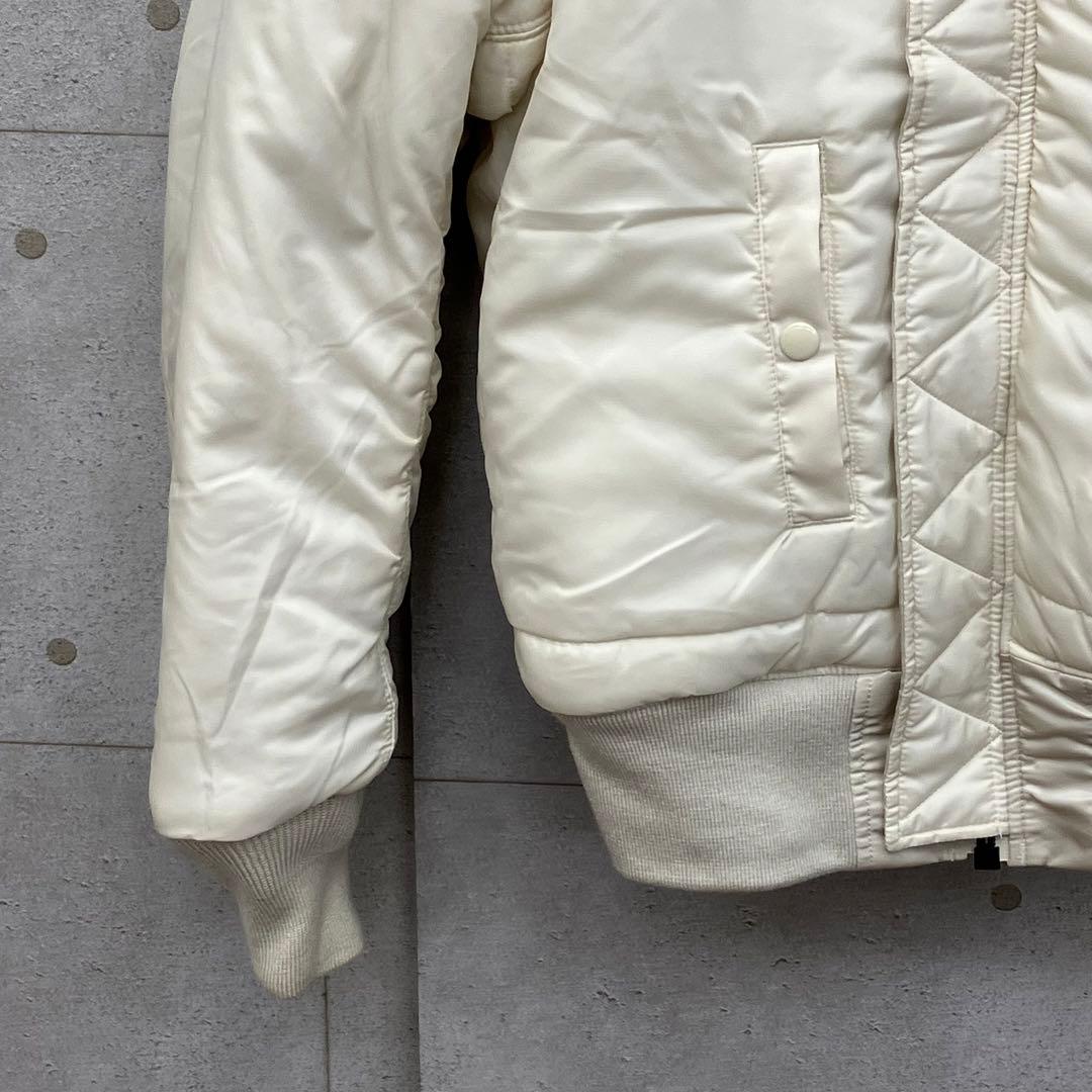 ALPHA INDUSTRIES フライトジャケット アイボリー リバーシブル