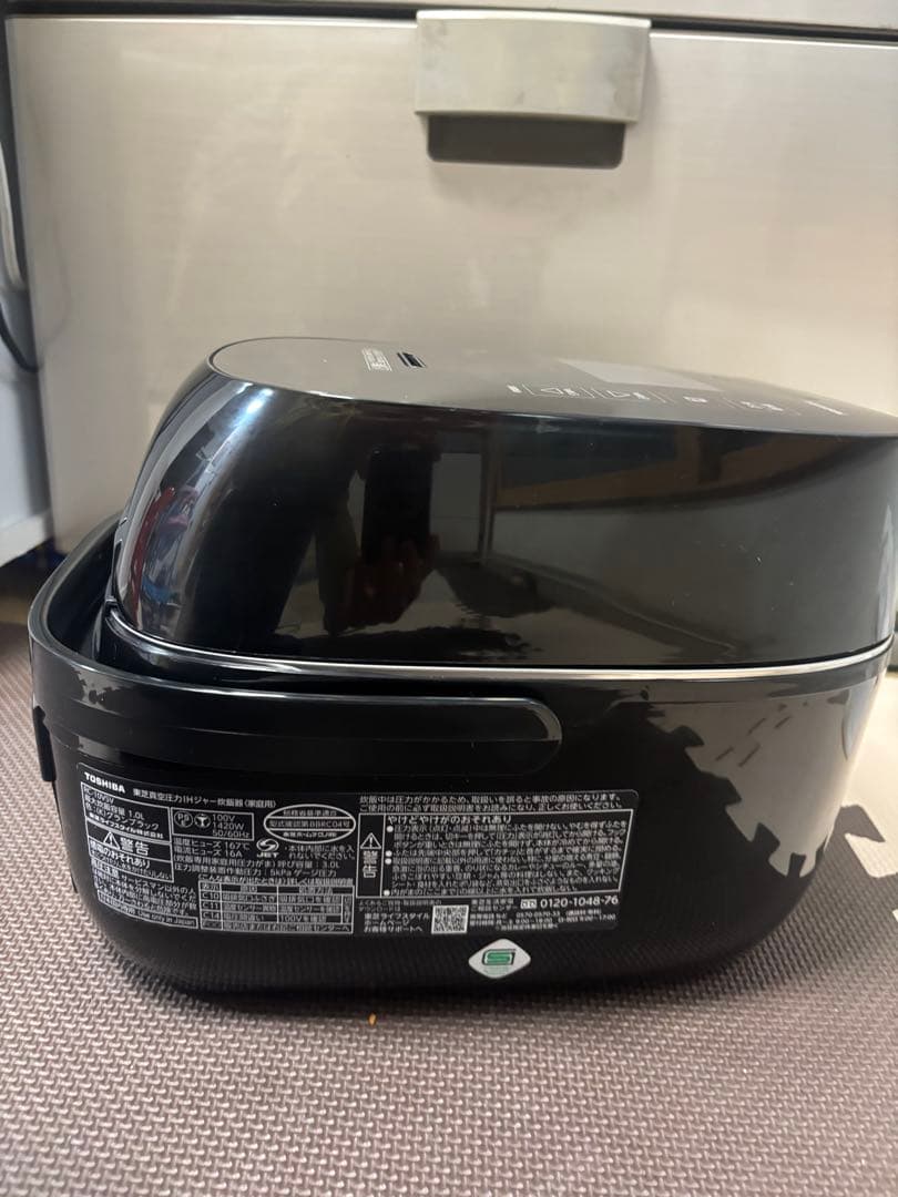 TOSHIBA IH炊飯器 RC-10VSV ブラック　5.5合　2024年製