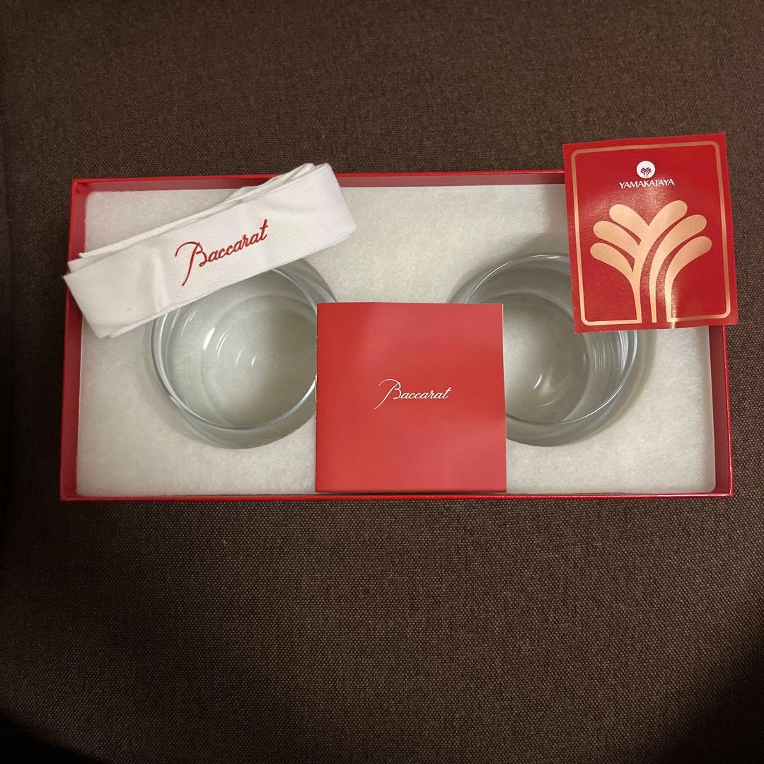 Baccarat ガラスカップ 2個セット