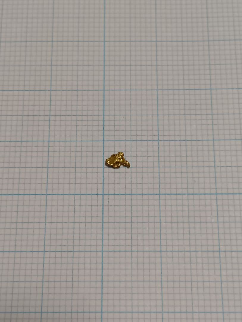 砂金　自然金　1粒