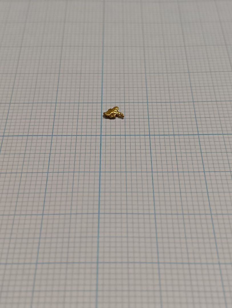 砂金　自然金　1粒