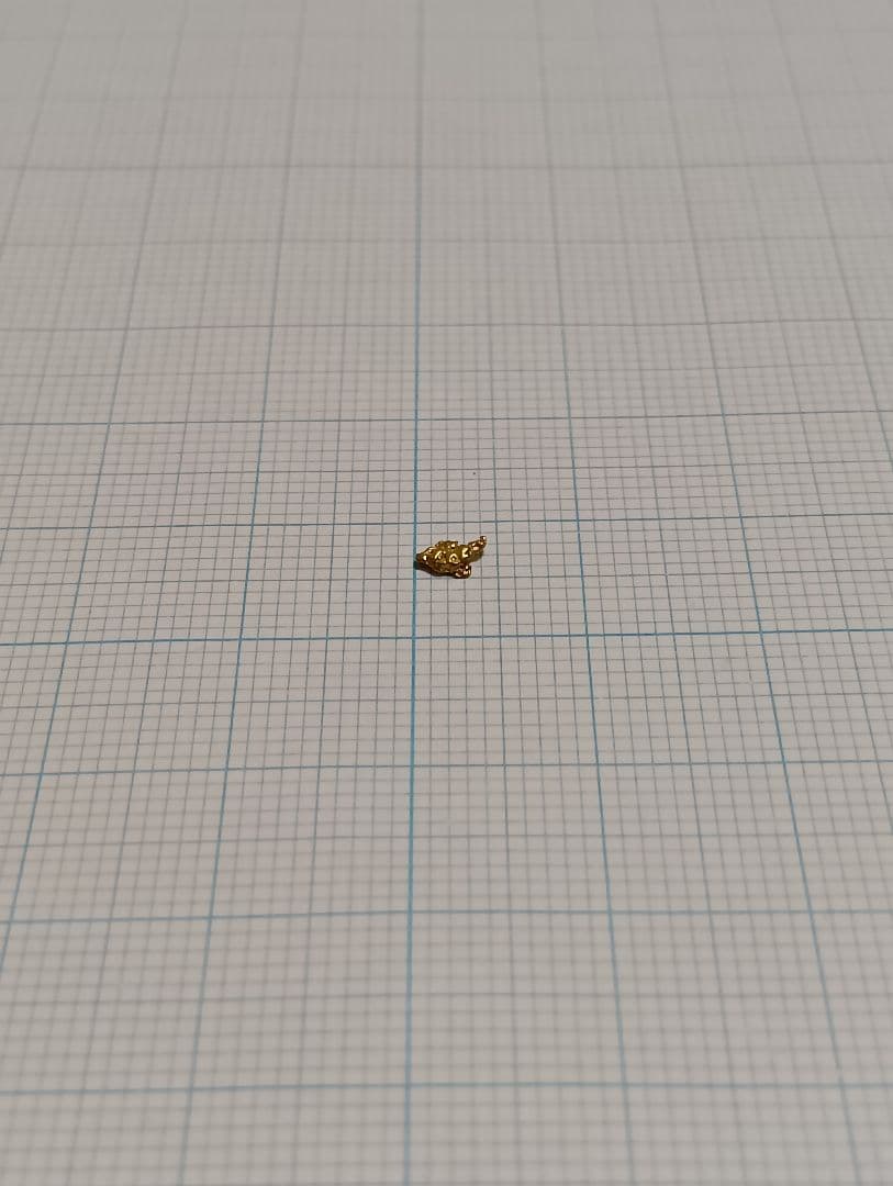 砂金　自然金　1粒