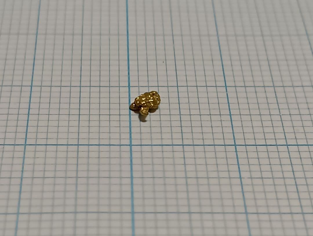 砂金　自然金　1粒
