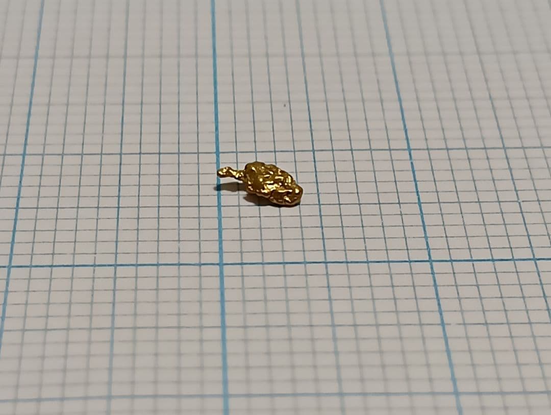 砂金　自然金　1粒