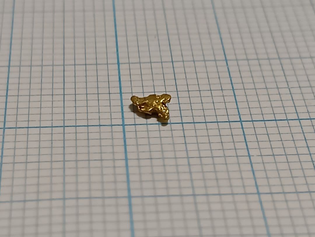 砂金　自然金　1粒