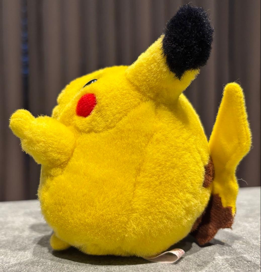 今*す様 【超美品】まんまる　ピカチュウ ぬいぐるみ 初期　レトロ　当時物