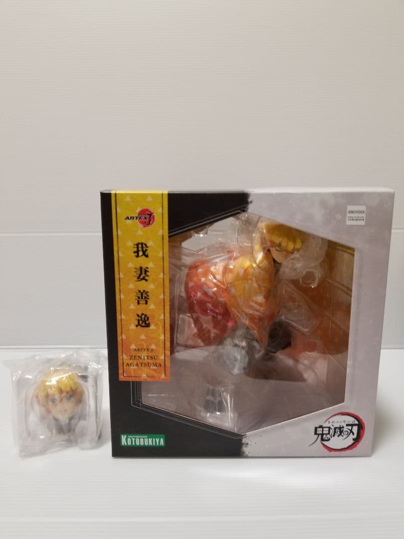 ARTFX J 我妻善逸 フィギュア コトブキヤ限定特典『表情替えパーツ』付き
