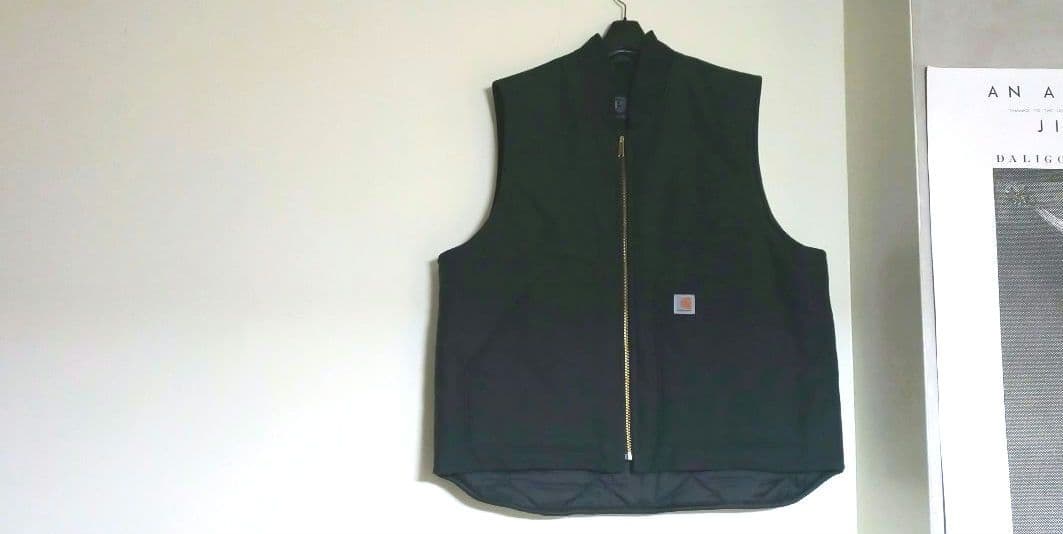 ●Carhartt ダックベスト【USED美品】黒