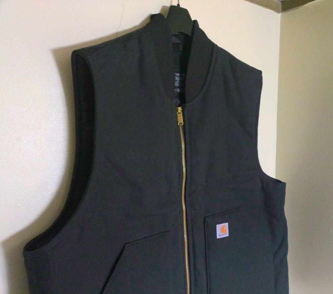 ●Carhartt ダックベスト【USED美品】黒