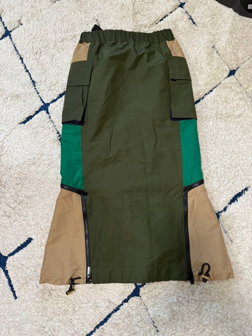 sacai ハイブリッドカーゴスカート