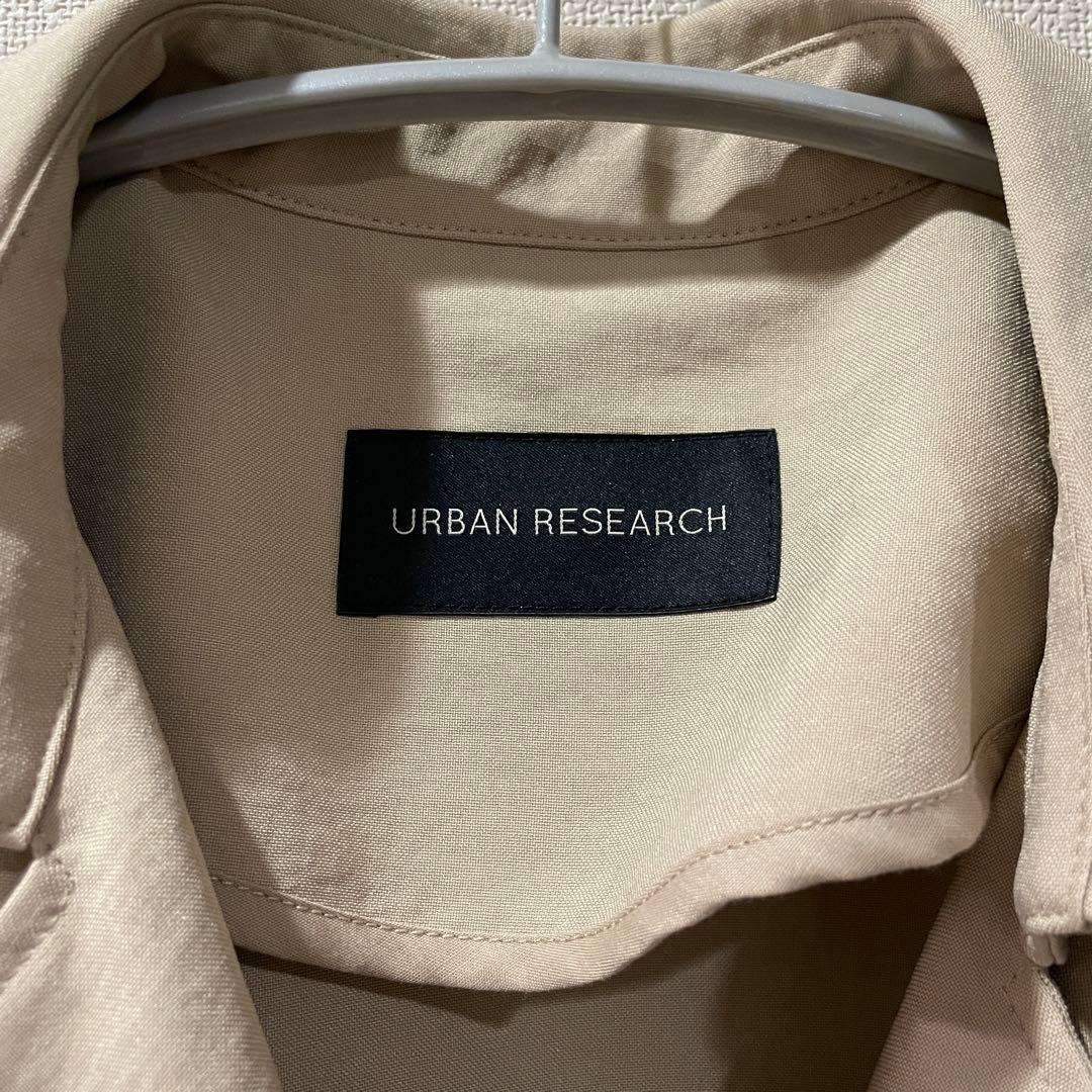 URBAN RESEARCH ウエストドロスト トレンチコート ダブル