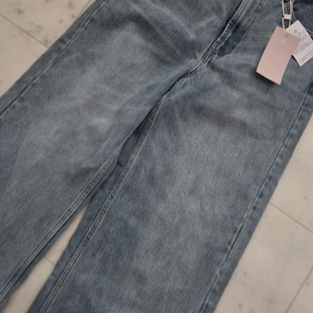 タグ付　RESEXXY　リゼクシー バックリボンデニムパンツ　 ワイドパンツ