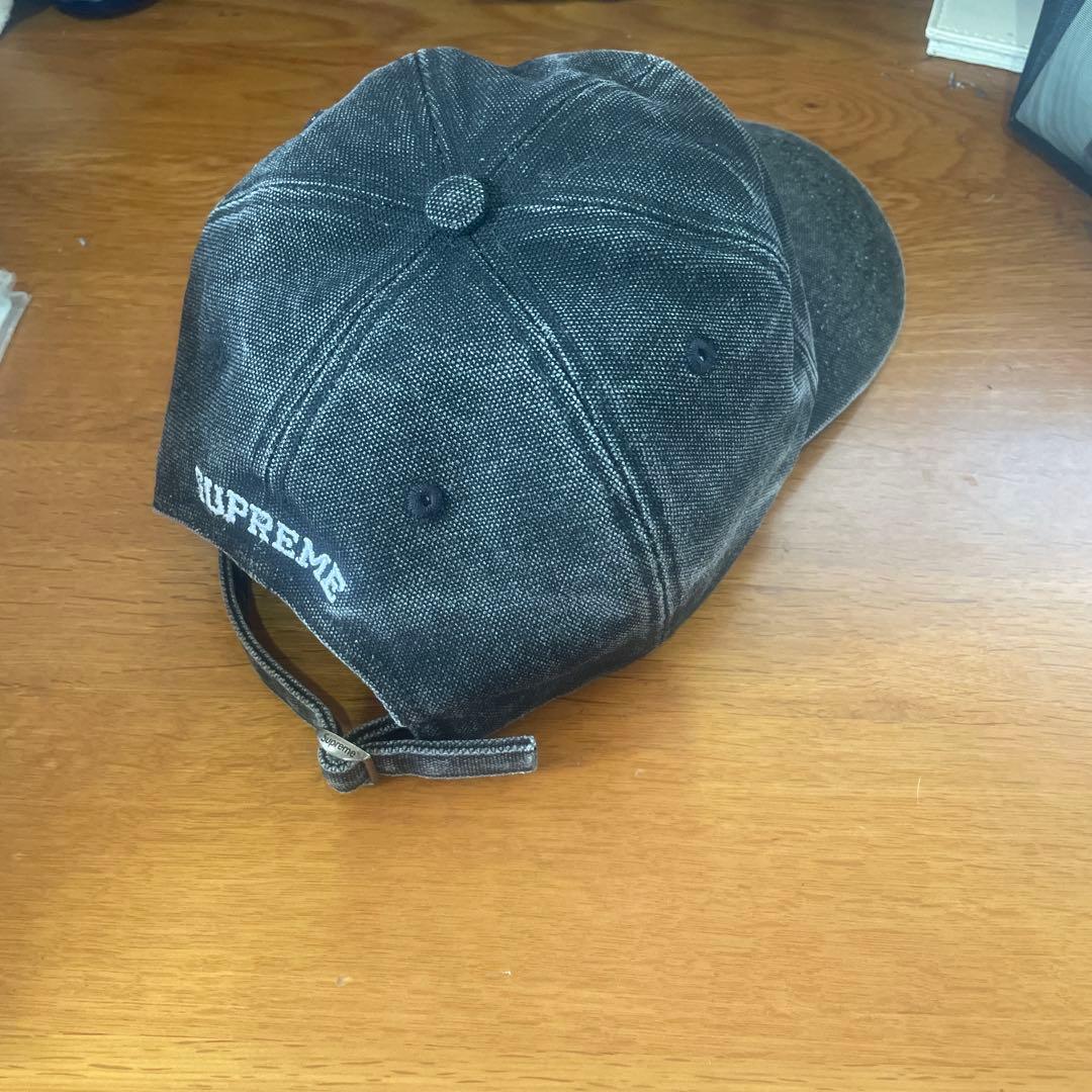 Supreme ダークグレー キャップ　デニムキャップ