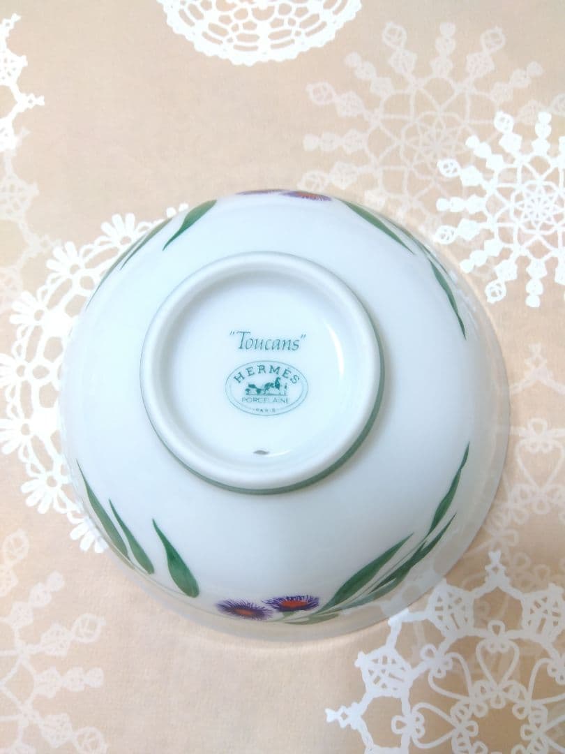 レア希少 エルメス トゥカン ライスボウル お茶碗 ①